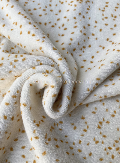 Fibremood Lou ochre speckled - terry / stretch towel