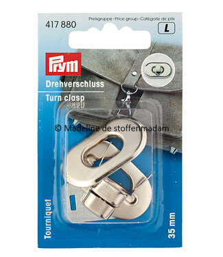 Prym Turn clasps silver - Prym