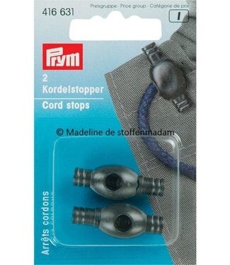 Prym 2 cord ends  black - Prym