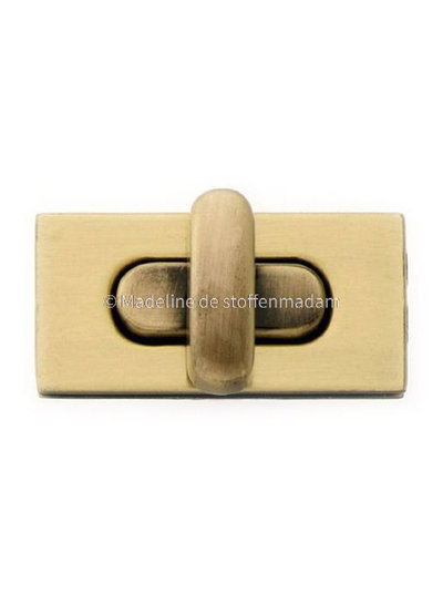 Prym Turn clasps  copper rectangle - Prym