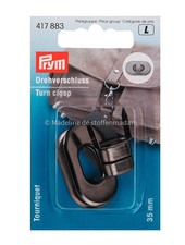 Prym Turn clasps black nickel - Prym