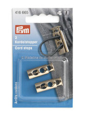 Prym 2  cord ends soft gold - Prym