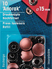 Prym navulverpakking anorak knopen 15mm  brons- 10 stuks - Prym