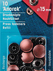 Prym refill pack anorak buttons 15 mm bronze - 10 stuks - Prym