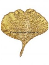 Prym gingko leaf gold -  ironing application