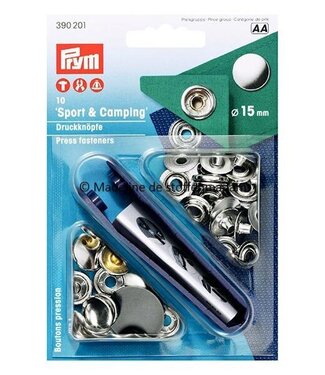 Prym sport en camping assortiment zilver - Prym