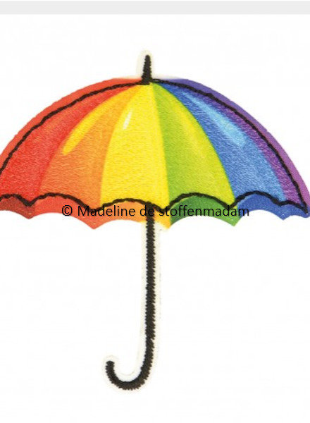 M. Paraplu regenboog -  applicatie  003
