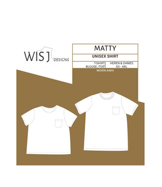 Wisj patterns Matty t-shirt of blouse  - ladies and gentlemen