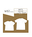 Wisj patterns Matty t-shirt of blouse  - dames en heren