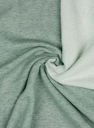 M. mint gemêleerd - GOTS - stevige french terry