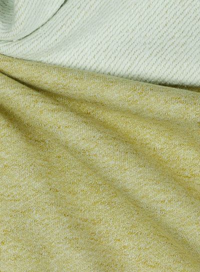 soft yellow melee - GOTS - sturdy french terry