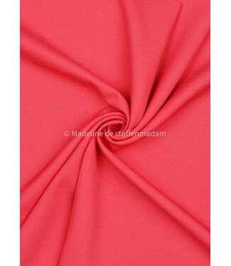 coral - summer viscose crepe with 3% elastane