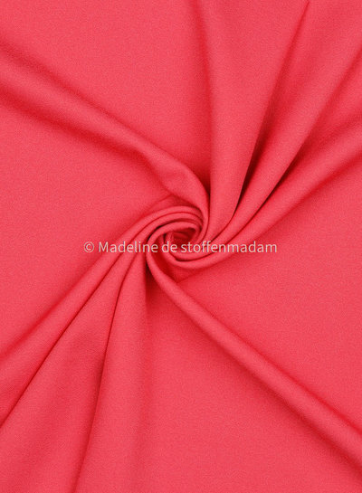 coral - summer viscose crepe with 3% elastane