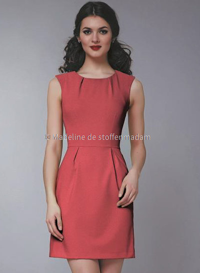 coral - summer viscose crepe with 3% elastane