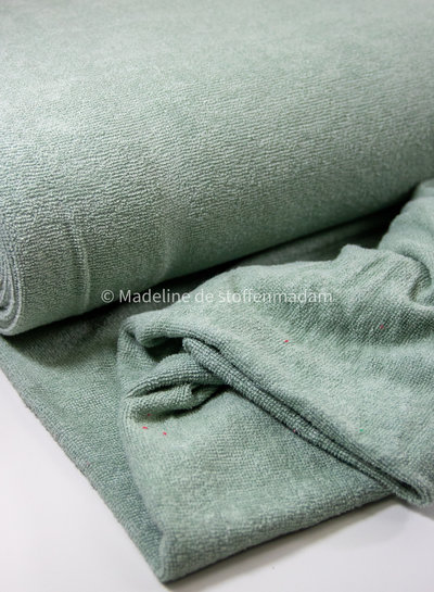 bamboo towel fabric - mint