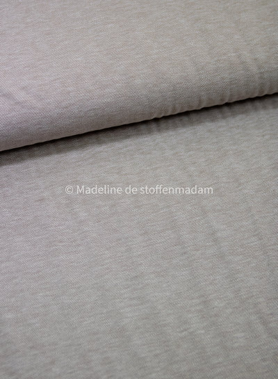 beige melange - polo pique tricot