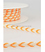 two tone touw fluo oranje- 6 mm - kleur 103