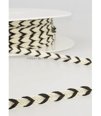 M. two tone  braided string black - 6 mm - color 14