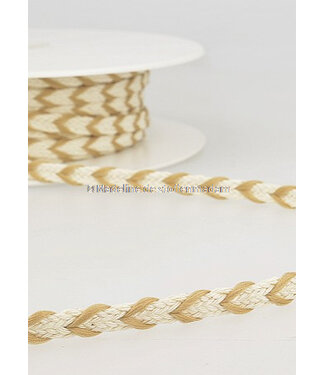 M. two tone  string mokka- 6 mm kleur 40