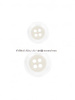 pastel cream button - 4 holes - 15 mm