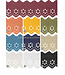 marineblauw - broderie lint 50 mm - enkele rij bloemetjes