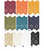 bordeaux - broderie lint 63 mm - dubbele rij bloemetjes