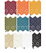 mokka - broderie lint 63 mm - dubbele rij bloemetjes
