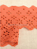 M. rust - flower pattern embroidery 63 mm  - 2 rows