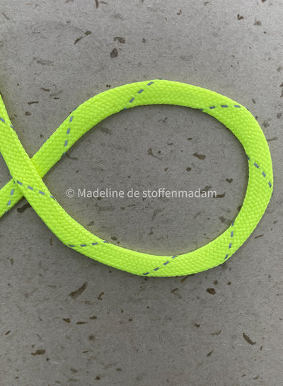 M. neon geel  - touw - 9 mm - kleur 201