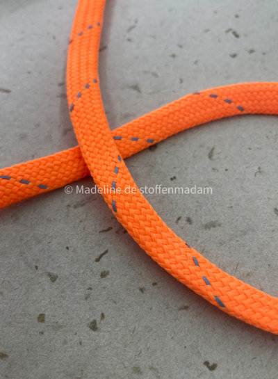 M. neon oranje  - touw - 9 mm - kleur 203