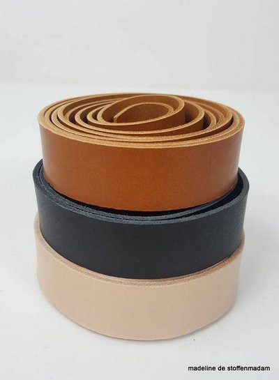 natural leather handles - 24 mm