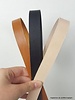 cognac leather handles - 28  mm