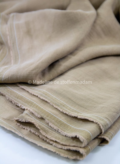 deadstock sand -  Ipeker vegan cupro linen