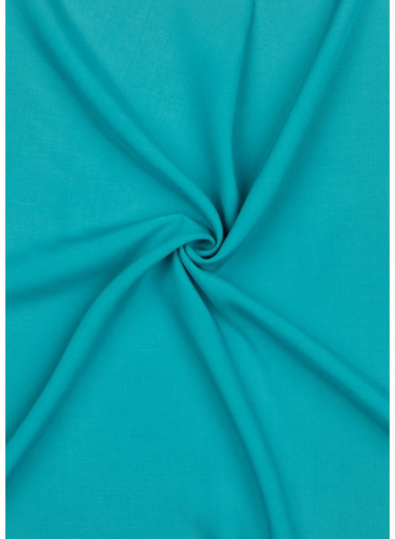 turquoise solid viscose