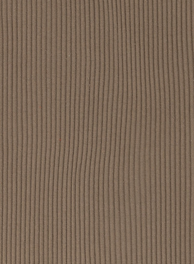 Swafing taupe - thick ridge ribbing
