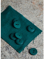 Mind The Maker Bottle green - curb cotton button  - 18 mm