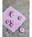 Mind The Maker Lilac  - curb katoen knoop - 18 mm