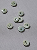 Meet Milk soft mint - plain corozo button - 15 mm