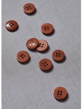 Meet Milk rust - plain corozo button - 15 mm