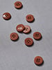 Meet Milk rust - plain corozo button - 15 mm