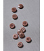 Meet Milk oud roze - effen corozo knoop - 11 mm