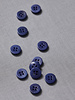 Meet Milk lapis - plain corozo button - 11 mm