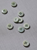 Meet Milk soft mint - plain corozo button - 11 mm