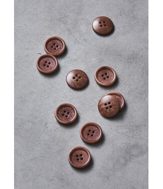 Meet Milk dusty pink  - dish corozo button - 25 mm