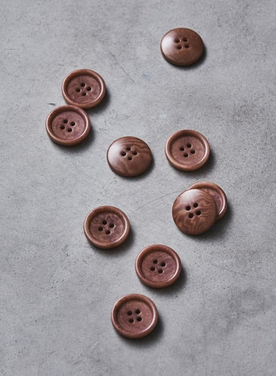 Meet Milk dusty pink  - dish corozo button - 25 mm