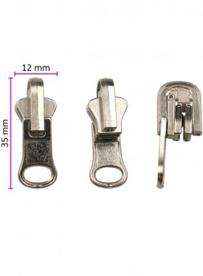 omkeerbare trekker voor deelbare rits