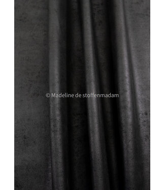 black artificial leather - perfect for upholstery and for bags - sturdy quality