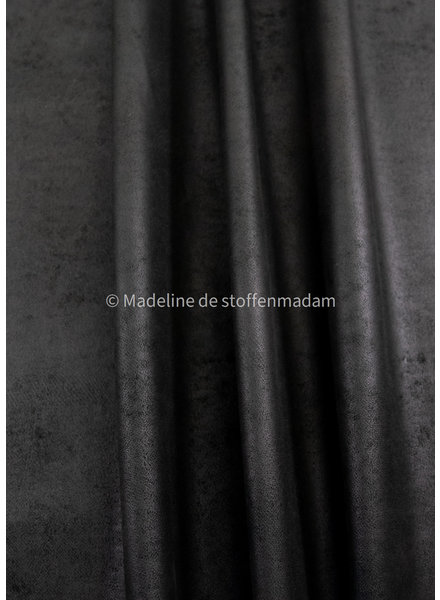 M. black artificial leather - perfect for upholstery and for bags - sturdy quality