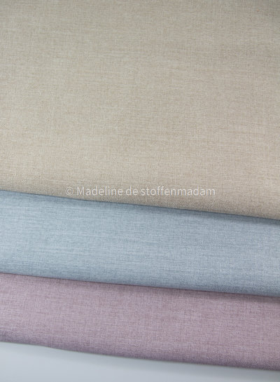 oudroze - heel mooie stevige stof - met fleece achterkant - perfect voor tassen of om te stofferen - voor interieur
