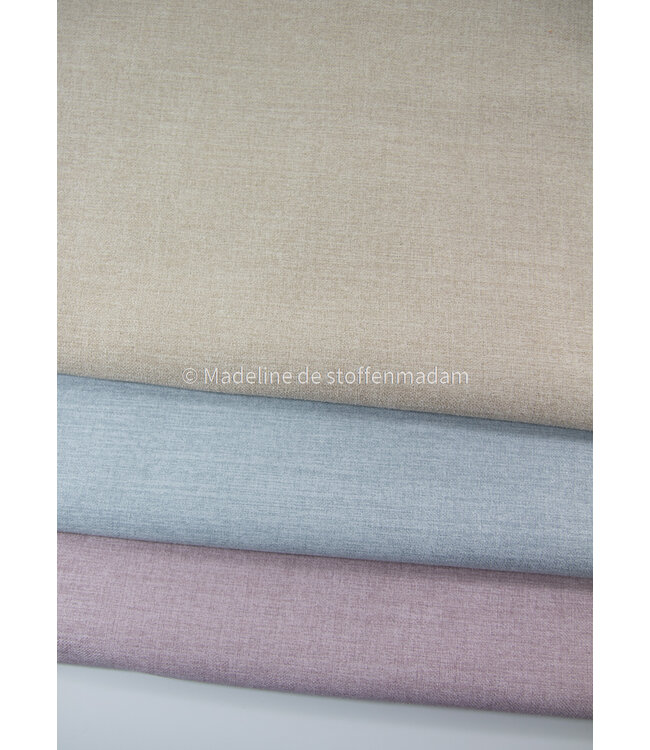oudroze - heel mooie stevige stof - met fleece achterkant - perfect voor tassen of om te stofferen - voor interieur